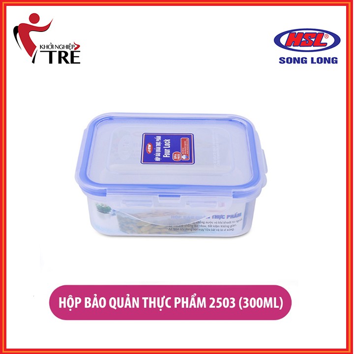Bộ 4 Hộp Đựng Bảo Quản Thực Phẩm Four Lock cao cấp