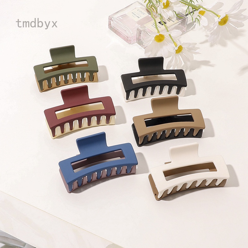 Tmdbyx Kẹp tóc hình cá mập nhiều màu sắc thời trang cho nữ