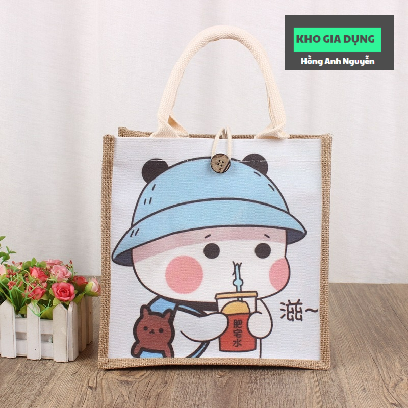 Túi cói tote vintage đi biển,thời trang dạo phố, túi xách tay size lớn