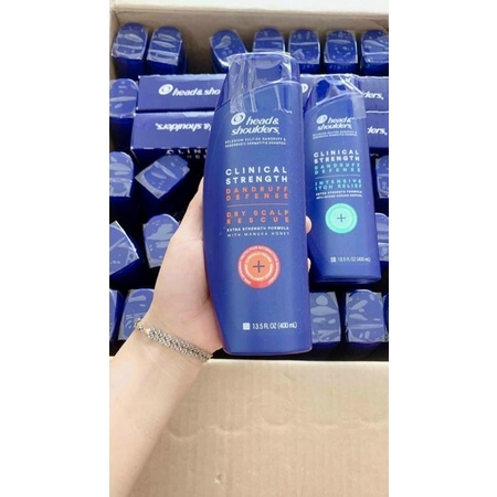 HEAD MỸ GIẢM GÀU, NẤM, DẦU GỘI HEAD & SHOULDERS MỸ CLINICAL STRENGTH 400ML