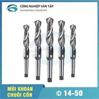 [Phi 30-50] Mũi khoan chuôi côn vật liệu thép gió HSS khoan tốc độ cao