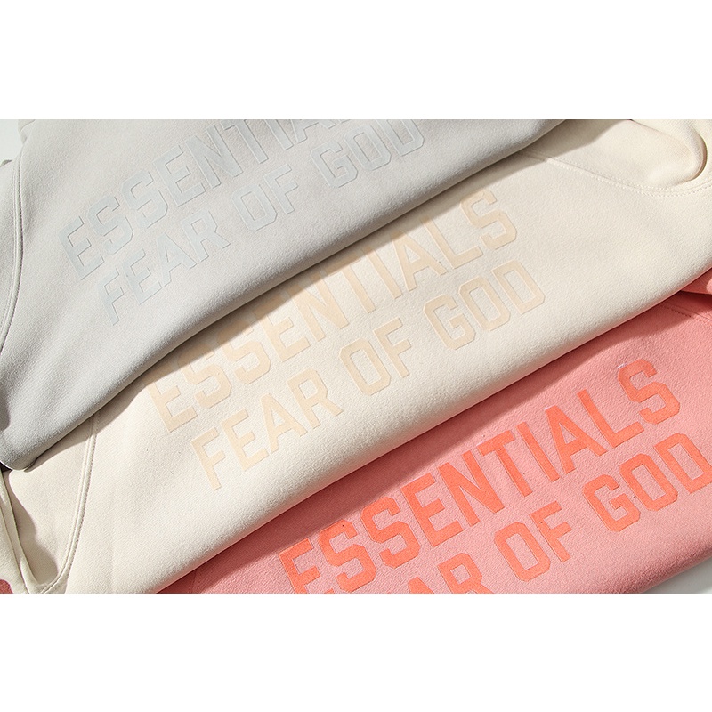 Fog High Essentials Áo Sweatshirt In Hình Tonal Flock Cổ Điển Đường Phố Thiết Yếu