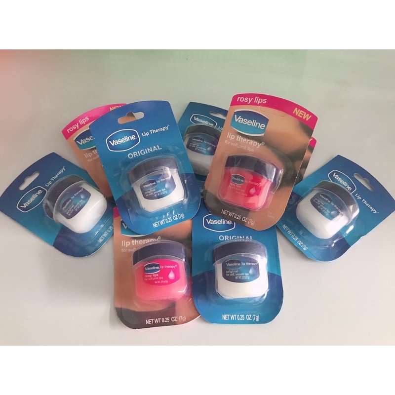 Son Dưỡng Môi VASELINE - Sáp dưỡng môi Vaseline 7g Rosy Lips - Original - son dưỡng môi dưỡng ẩm Vas