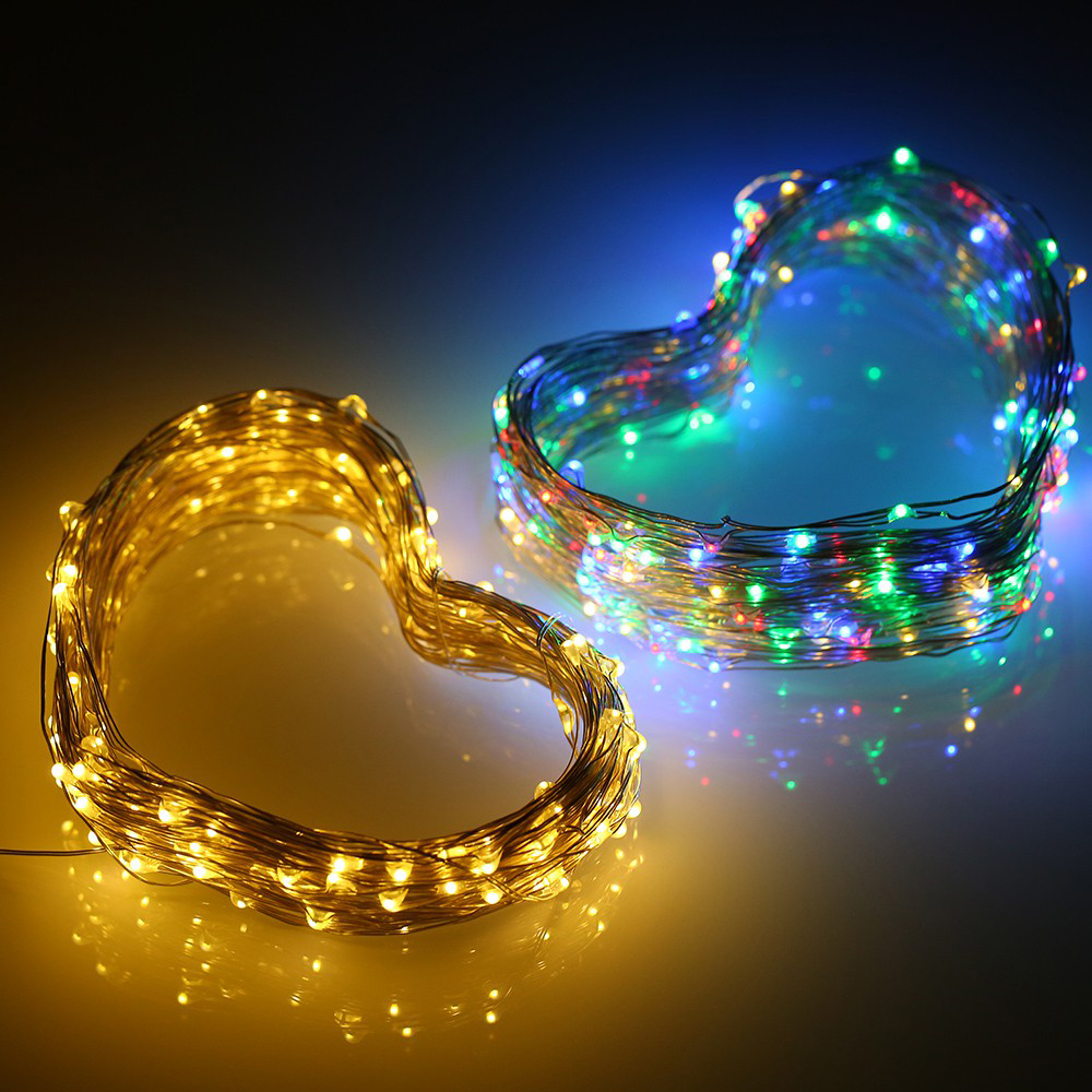 1M Mini LED Birthday Cake Light String Decoration/Flashing Fairy Bouquet Garland Lights/Wedding Christmas Gift Box Party Supplies/Button Battery