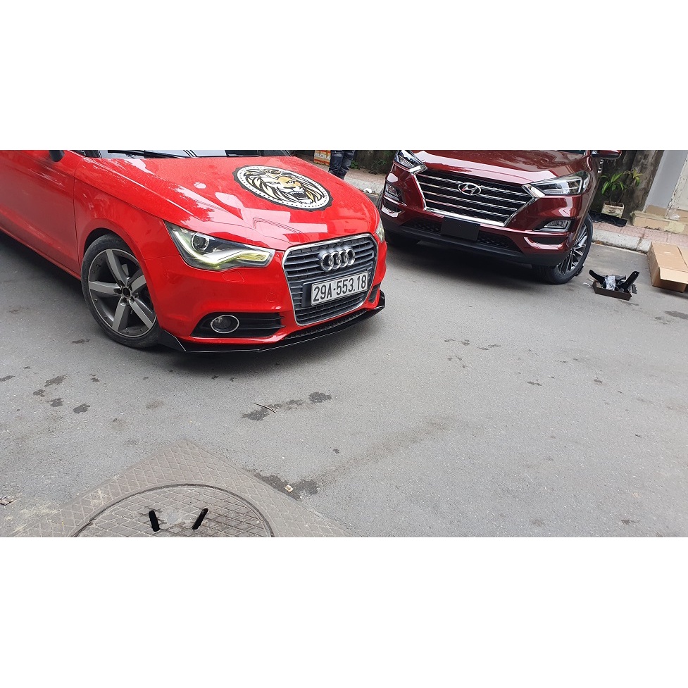 Lip Trước, Cản Trước Thể Thao Audi Nhựa ABS Cao Cấp Chống Va Đập Tốt Phía Dưới Có Gân Tăng Cứng