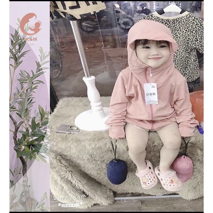 Áo khoác chống nắng cho bé trai bé gái dáng ngắn chống tia uv loại đẹp