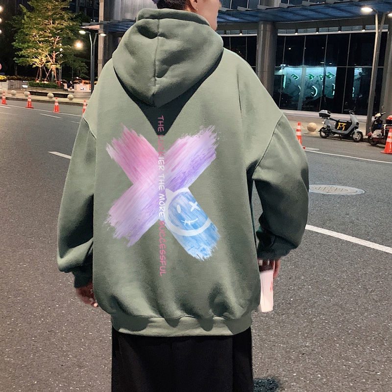 Áo Hoodie Nhung Dáng Rộng Thời Trang Cá Tính Dành Cho Nam Và Nữ