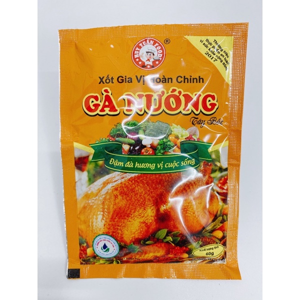 XỐT ƯỚP GÀ NƯỚNG TÂY BẮC HUY TUẤN 60G/ SỐT GÀ NƯỚNG