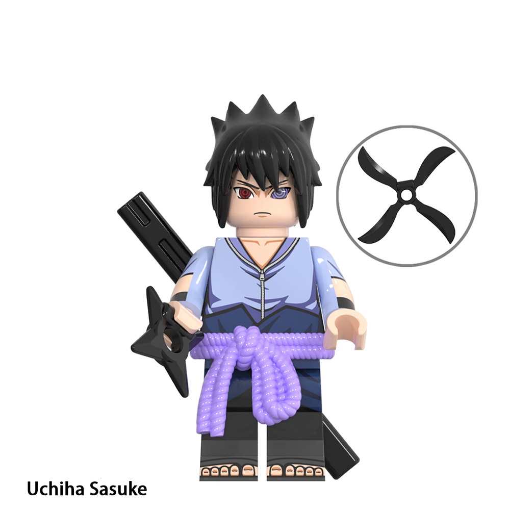 Bộ Lắp Ghép Mô Hình Nhân Vật uchiha sasuke kakashi zetsu lee uchiha madara minato WM6109