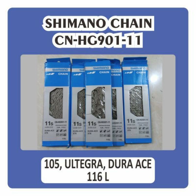Dây Xích Xe Đạp Shimano Cn-Hg901-11 Cn Hg901 11 105 Ultegra Dura Ace