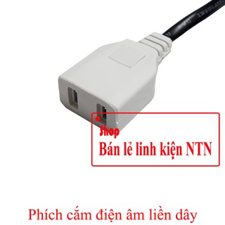 Phích cắm điện âm liền dây