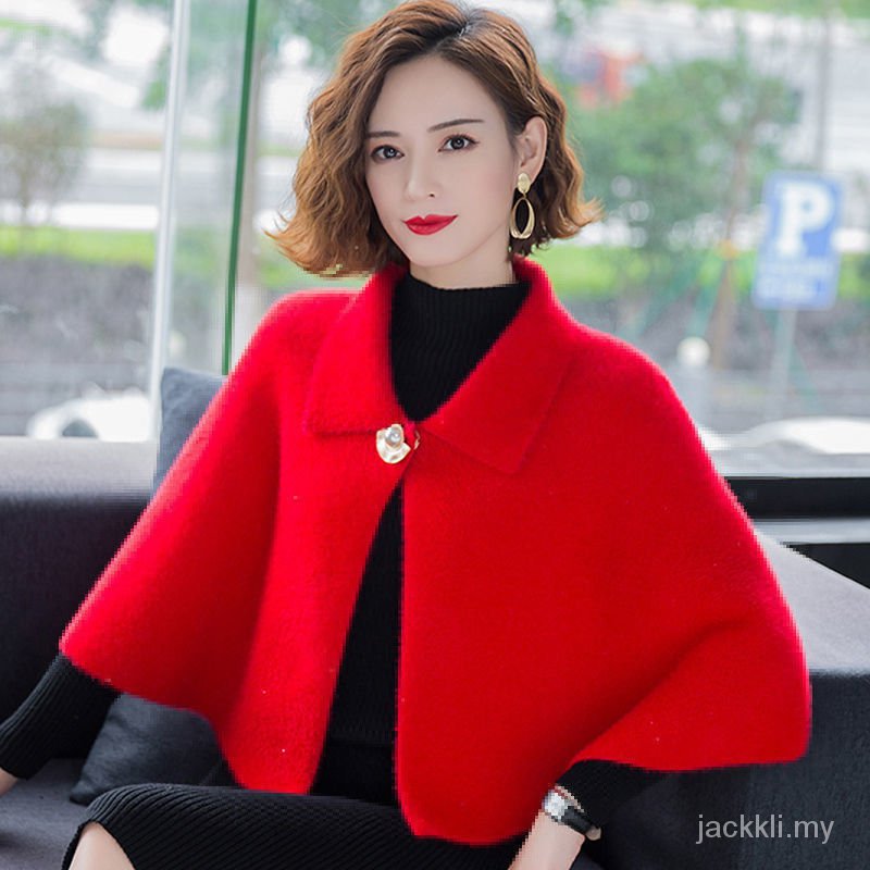 Áo Choàng Vải Len Màu Trơn Thời Trang Thu Đông 2020 Mới Dễ Phối Đồ Cho Nữ | BigBuy360 - bigbuy360.vn