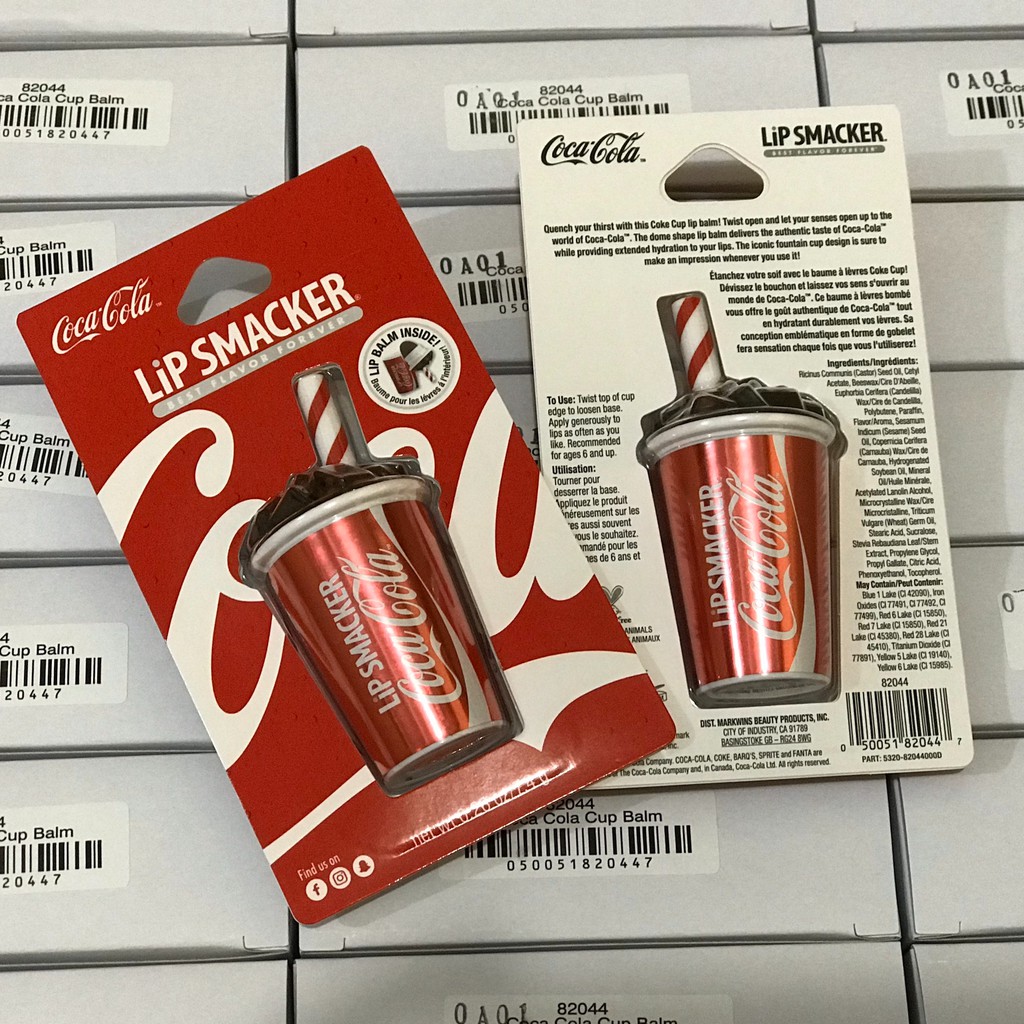 Son Coke dạng Cốc vị Coca Cola - Coca-Cola Cup Lip Balm