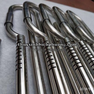 Bộ in out inox xoay 360 độ cho hồ cá thuỷ sinh thẩm mỹ, độ bền cao