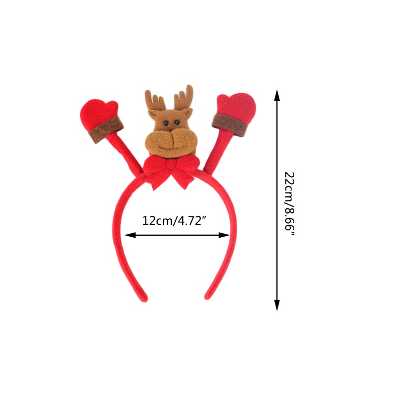 Băng Đô Cài Tóc Phong Cách Giáng Sinh Đáng Yêu