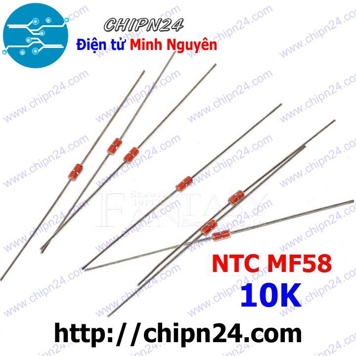 [5 CON] Điện Trở Nhiệt NTC MF58 10K 5% DO-41