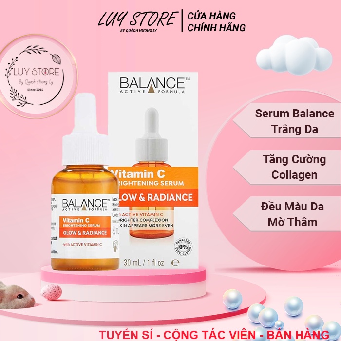 Tinh chất Serum Balance Vitamin C Brightening sáng da, mờ thâm 30ml