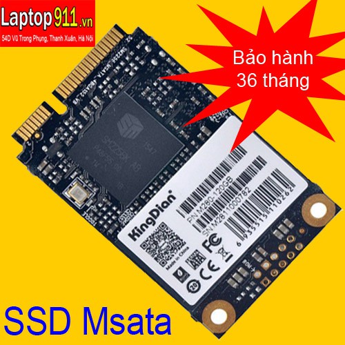 msata 120gb kingdian mới 100% bảo hành 36 tháng chính hãng ổ ssd msata 120gb giá rẻ