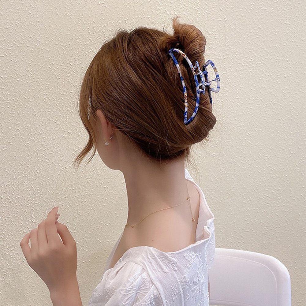 Kẹp Tóc Đuôi Ngựa Hình Hoa Phong Cách Vintage Thời Trang Cho Nữ Giá Đỡ