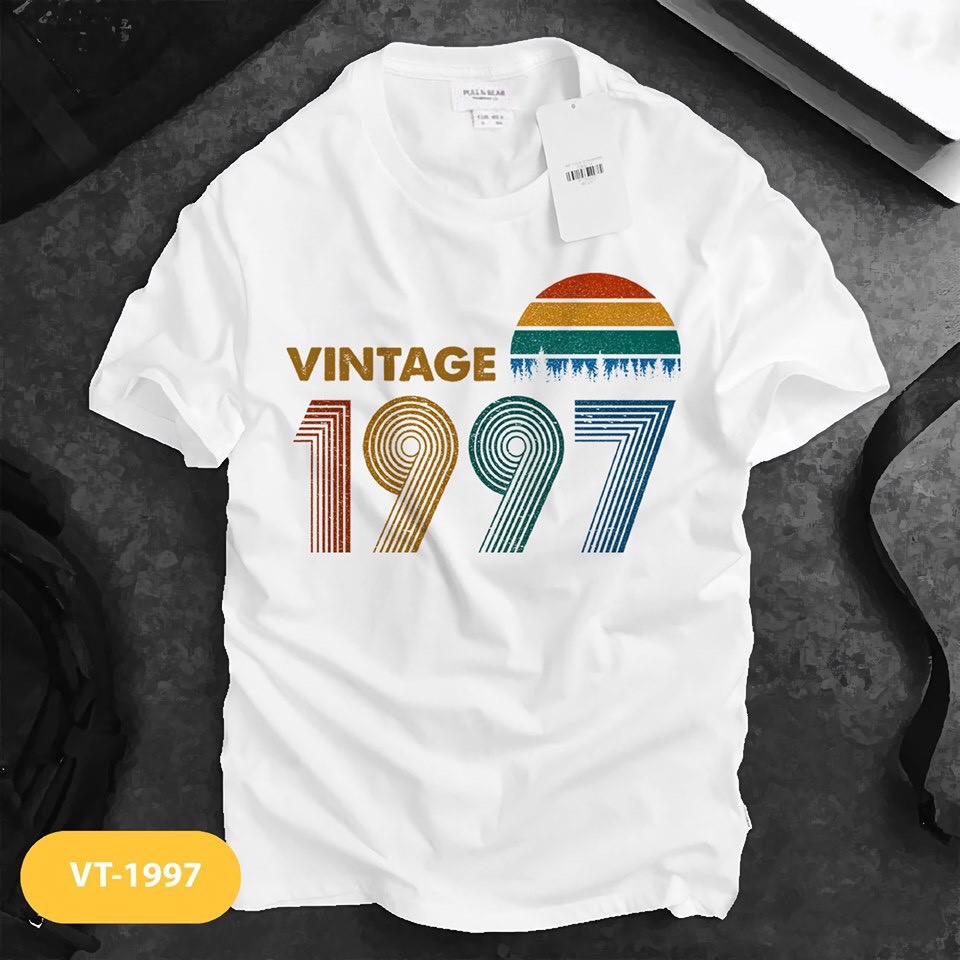 Áo Thun Năm Sinh từ 1989 đến 1997 | Vải Dày - Dây cổ chuẩn hàng xuất khẩu