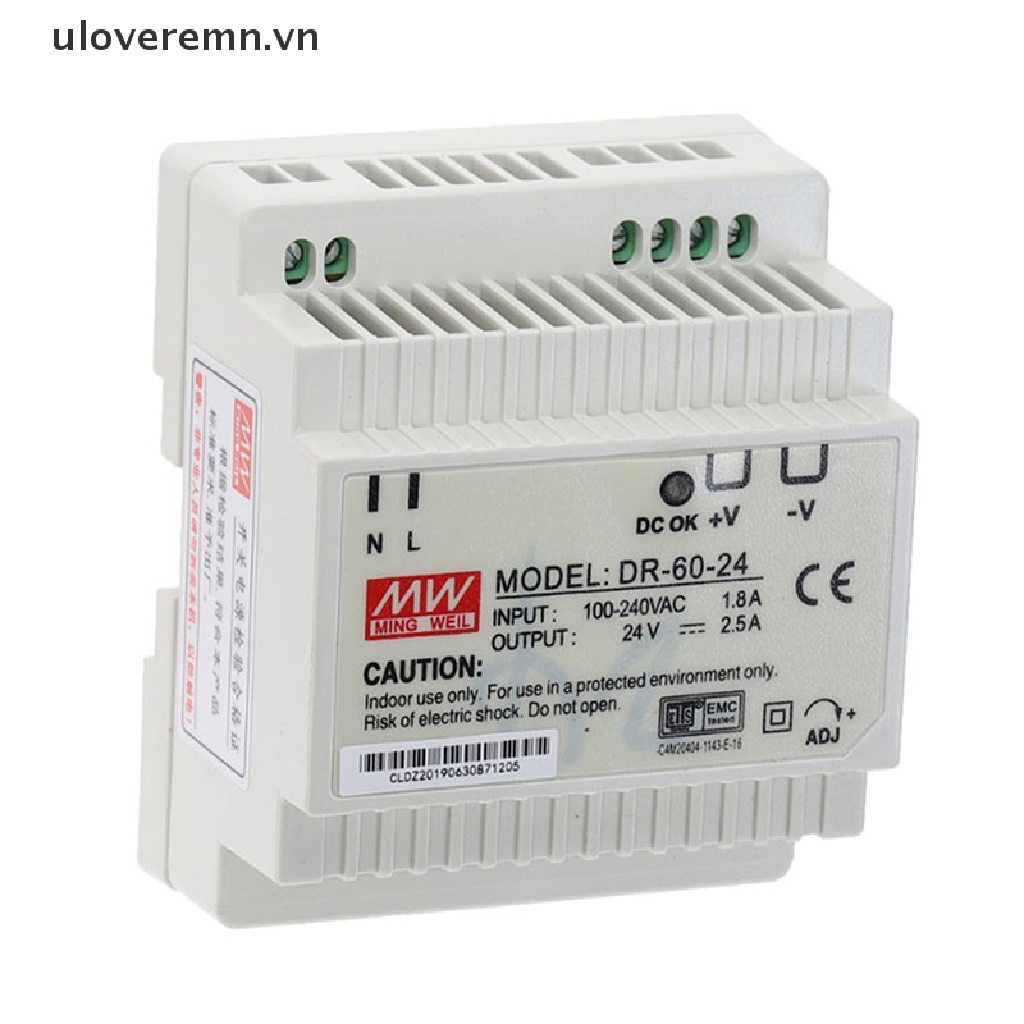 Nguồn Cấp Điện DR-60 Một Đầu Ra 5V 12V 15V 18V 24V Din