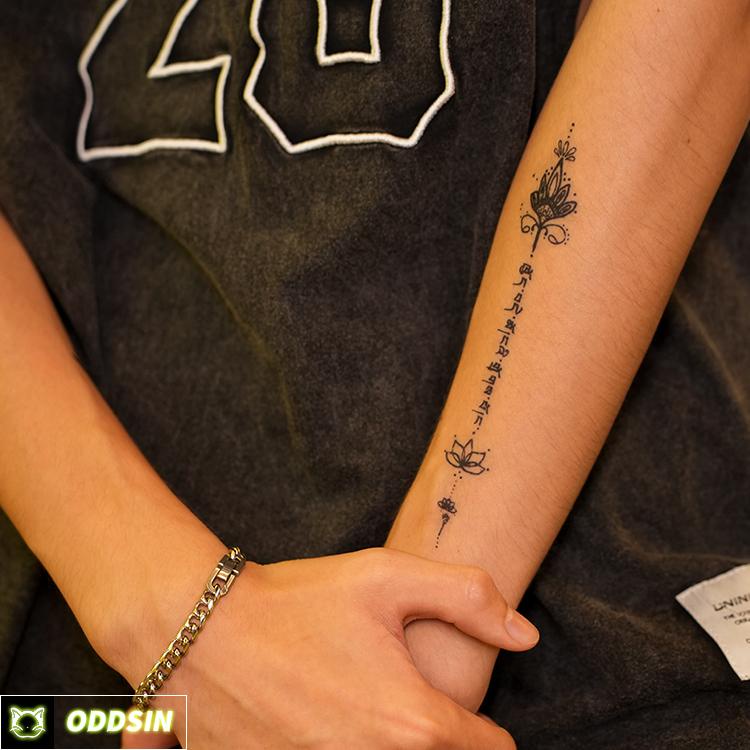 【SIYA Magic Tattoo】Hình Xăm Dán Tạm Thời 10-15 Ngày Chống Nước 15CM*3.5CM