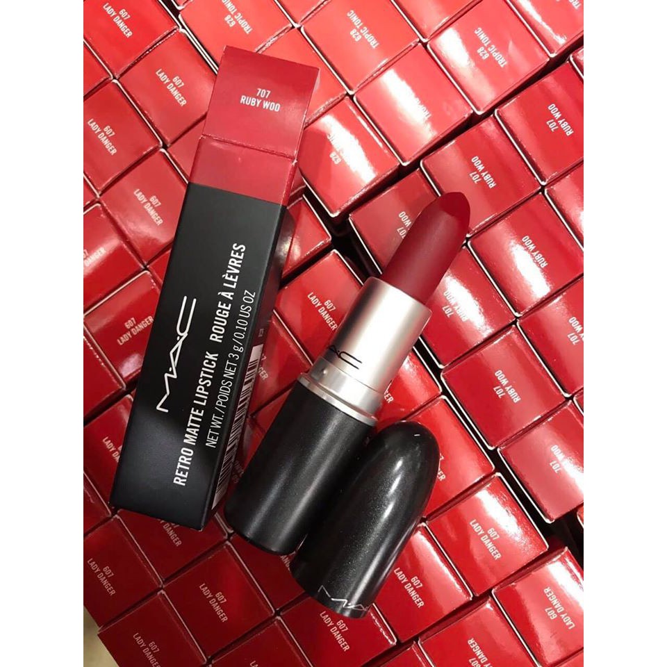 [Chính Hãng] Son Mac Ruby Woo 707