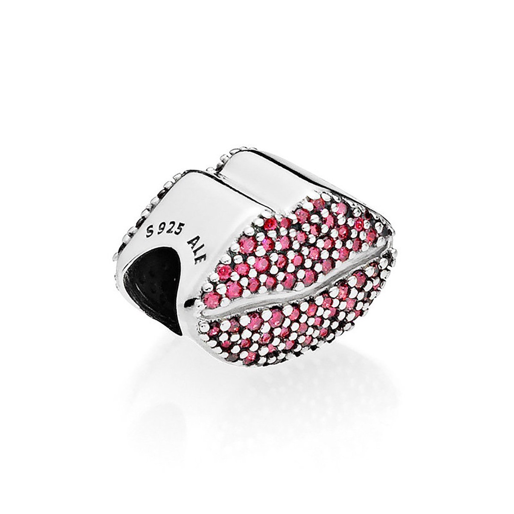 Đôi môi đỏ thời trang Hạt cho Vòng đeo tay tự làm