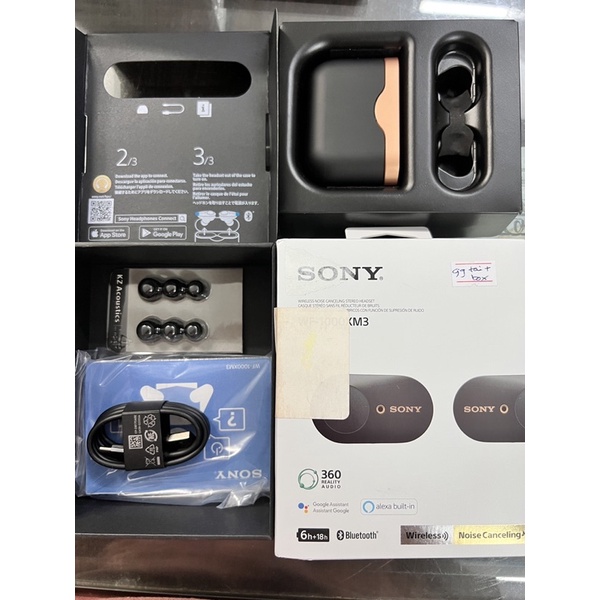 TAI NGHE TRUE WIRELESS SONY WF-1000XM3 - Black