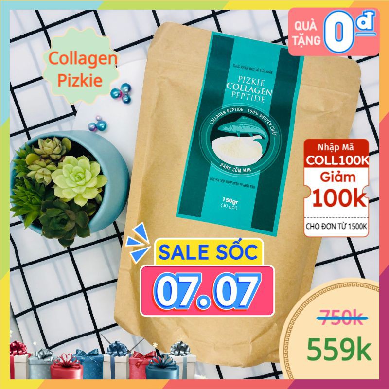 Collagen Đẹp Da, Ngăn Ngừa Lão Hóa và Cấp Ẩm cho da Collagen Pizkie Nhật Bản