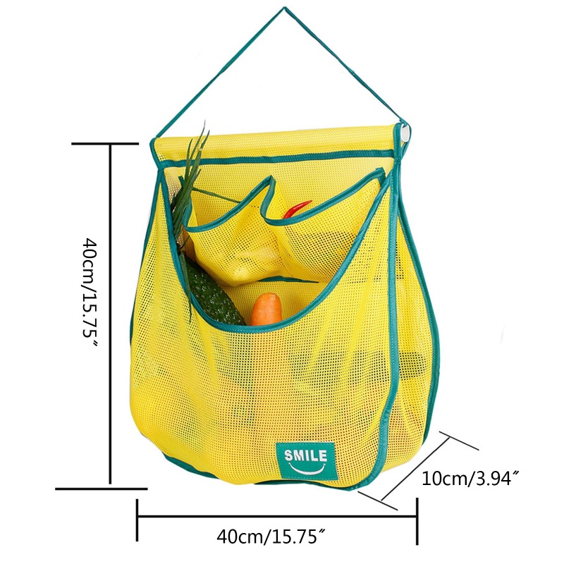Túi Lưới Đựng Rau Củ Quả Treo Tường Tiện Lợi