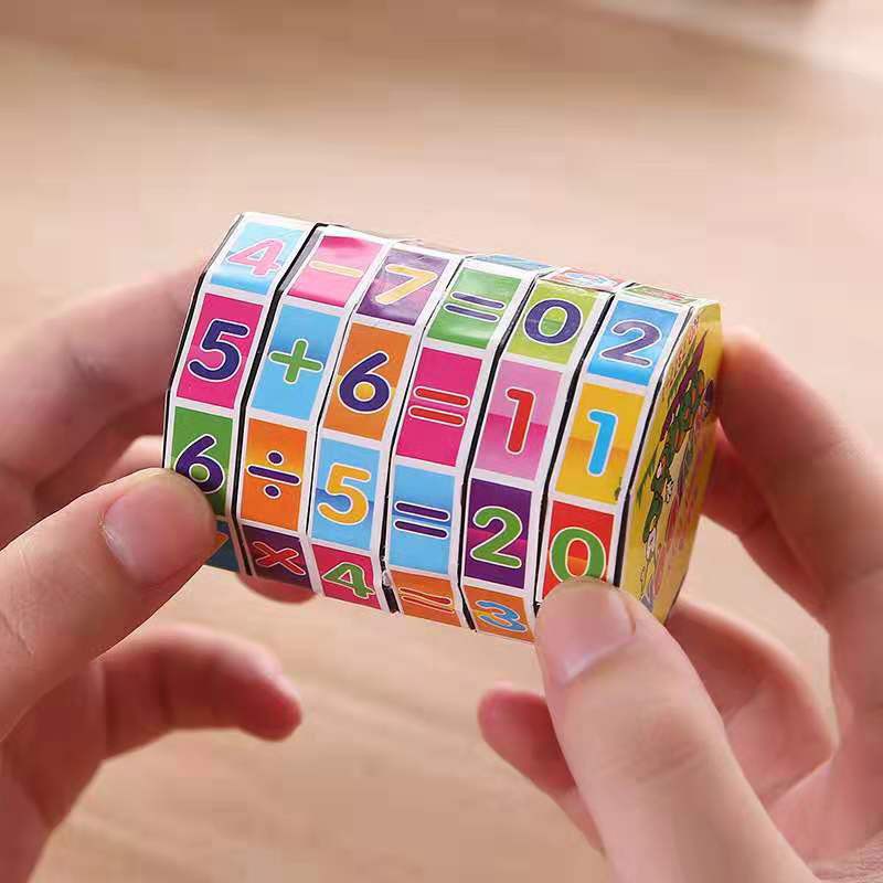 Kids Mathematics Numbers Magic Cube Toy Puzzle Game Gift Children Digital Cube Wholesale Supply