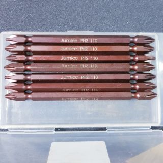 10 Mũi bắn vít 2 đầu ba ke có Nam châm - Dài 110mm