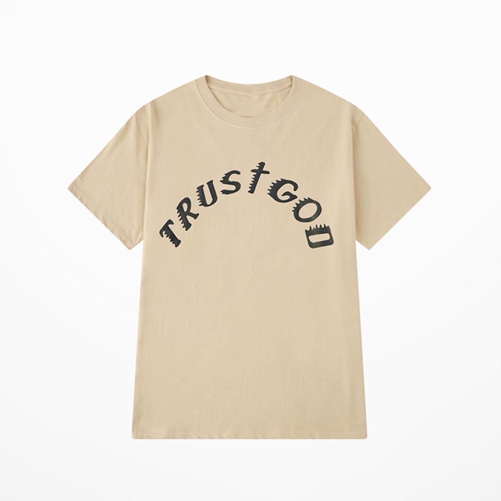 Áo Thun Form Rộng TRUST GOD Đường Phố Unisex Nam Nữ - Kiểu áo phông rộng tay lỡ Ulzzang Leevin Store | BigBuy360 - bigbuy360.vn