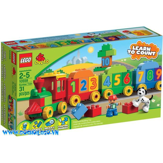 10558 Đồ chơi lắp ráp Iego® DUPLO Number Train