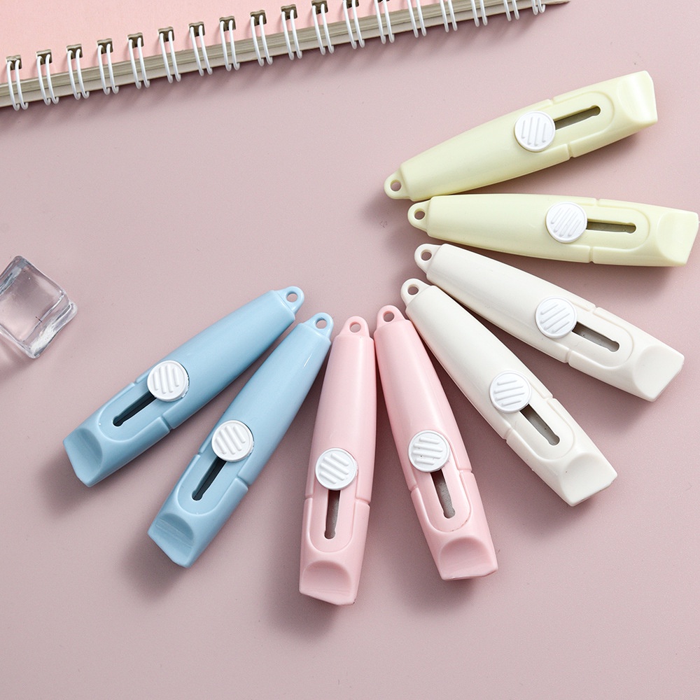 Dao tiện ích trong đơn giản sáng tạo còi tiện ích dao tiện ích có thể rút lại cầm tay lưỡi mini cô gái dễ thương phá hủy trái tim dao nhanh