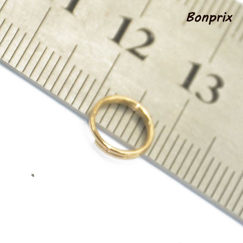 Set 200 Vòng Nối Mạ Vàng 6mm Chuyên Dụng Cho Móc Khóa