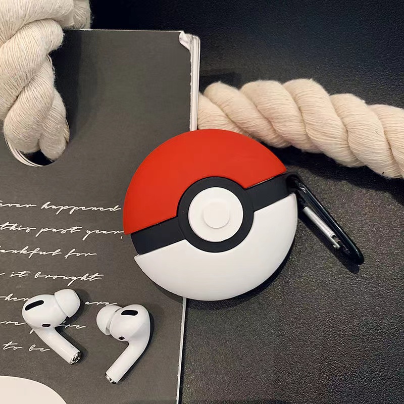 Vỏ Bảo Vệ Hộp Sạc Tai nghe không dây Airpods 1/2/Pro 3 Bằng Silicon Chống Sốc Hình Dễ Thương