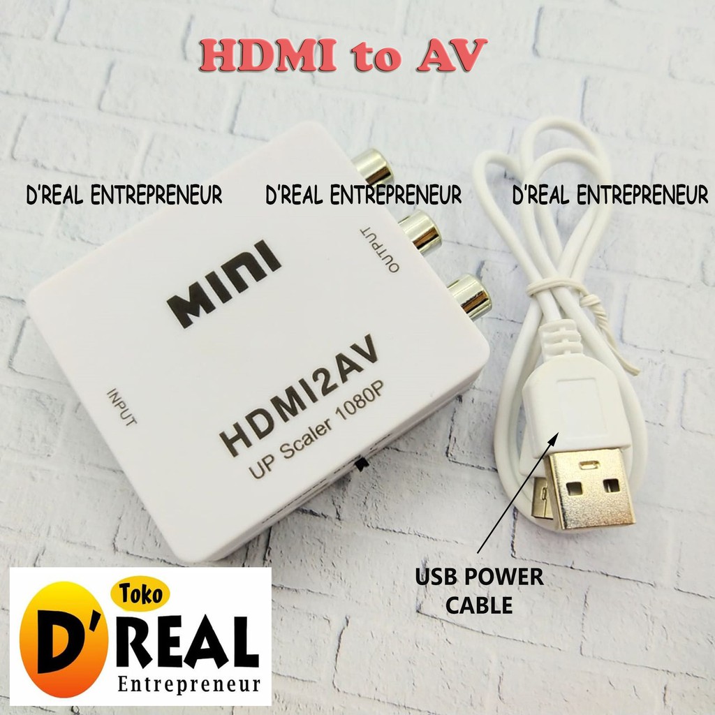 Đầu Chuyển Đổi Mini Hdmi 2av Sang Av Video