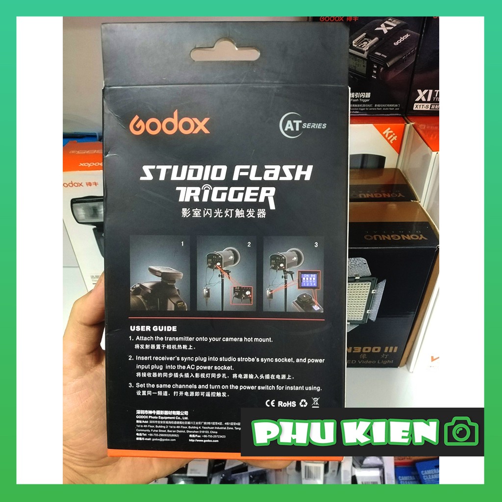 Bộ Godox AT-16 Studio Flash Trigger