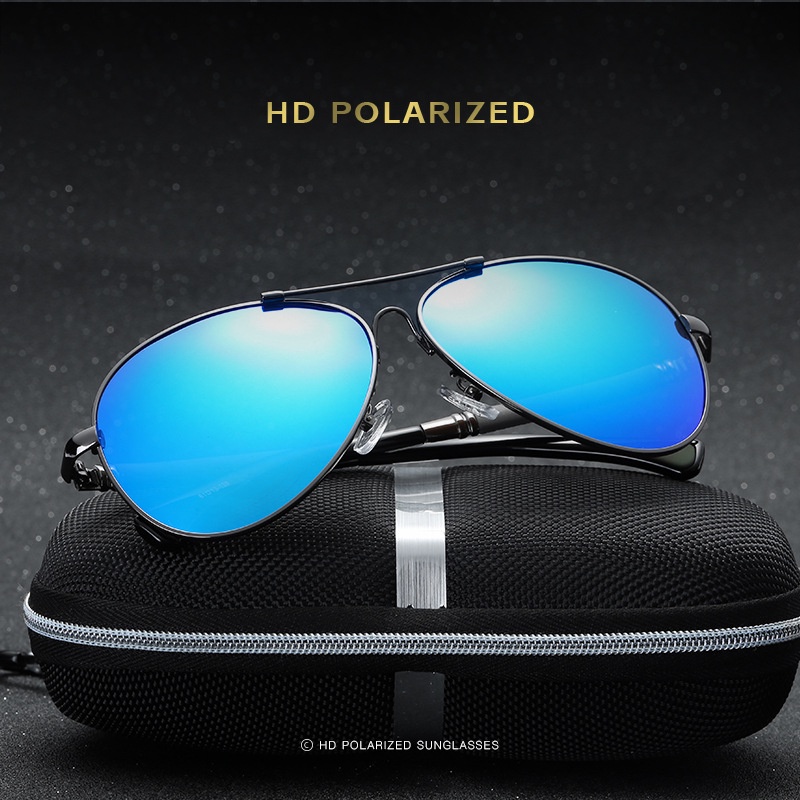 JN IMPRESSION  Kính râm phân cực nam dành cho người lái xe ô tô Kính nhìn ban đêm Chống lóa Gương phân cực chống bụi cho người đi xe đạp Kính râm lái xe