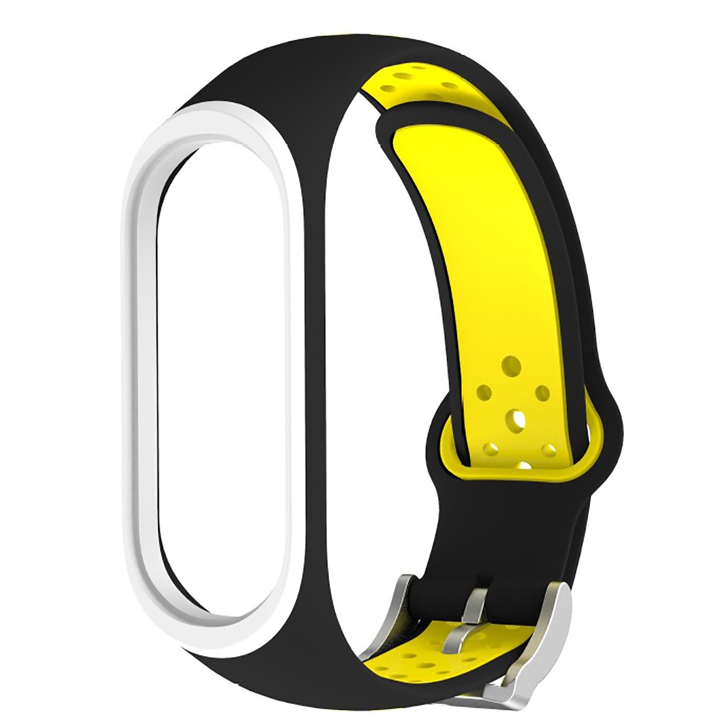 Dây Đeo Thay Thế Cho Xiaomi Mi Band 3 / Mi Band 4 Khóa Gài Thời Trang