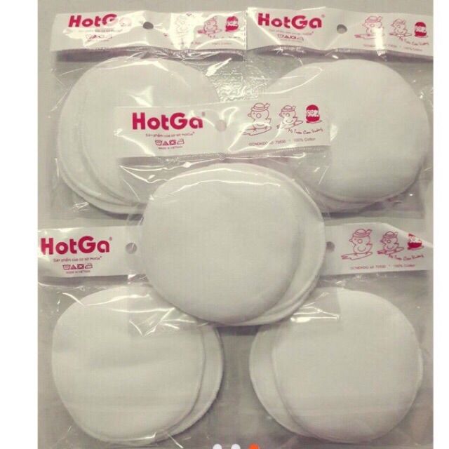 Set 4 miếng lót thấm sữa giặt được hotga