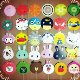 Quạt tròn cầm tay cute