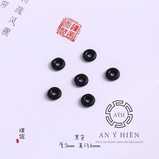 Chốt chặn cao su đen 2 cặp ( An Ý Hiên)