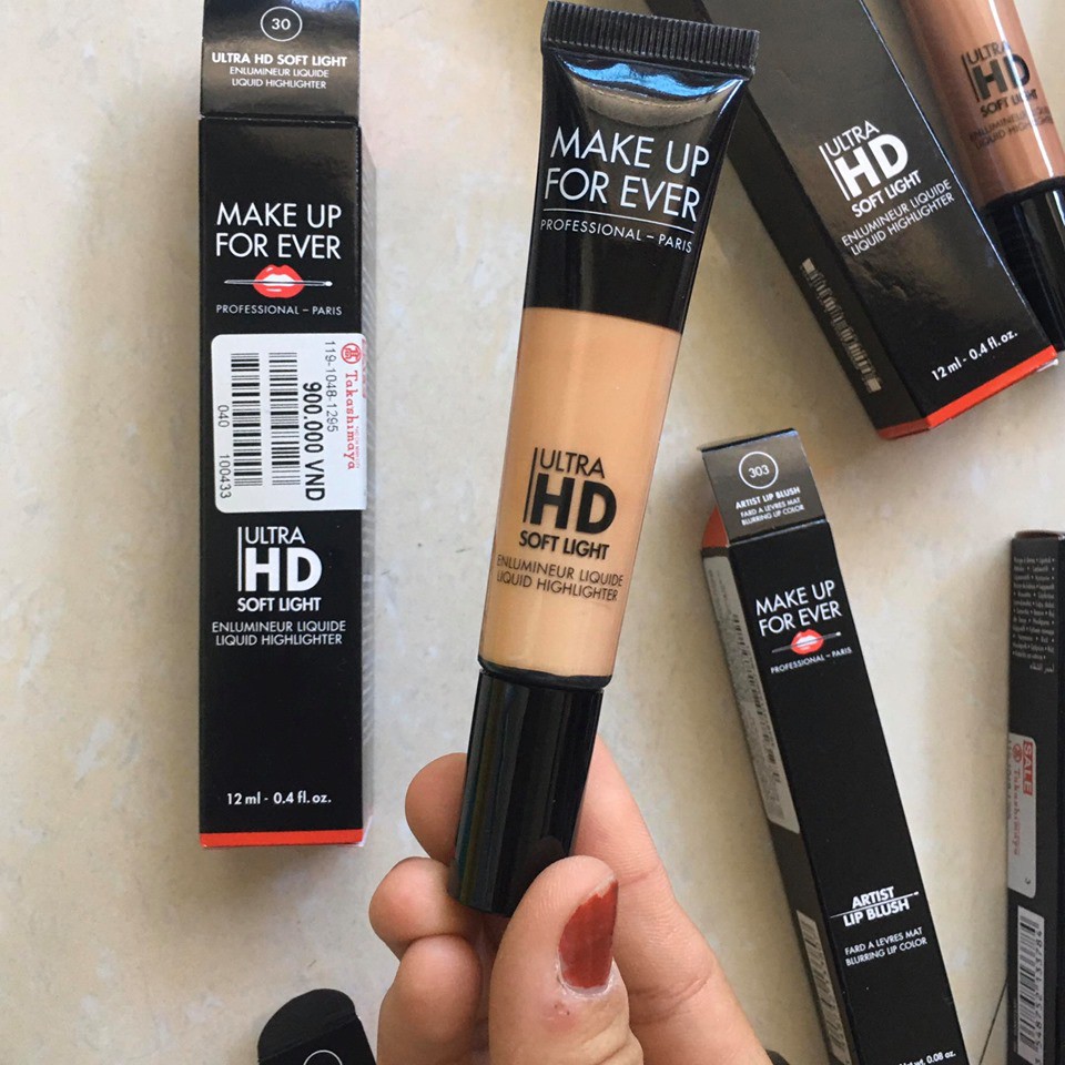 Kem lót high light bắt sáng & căng bóng Makeup Forever Ultra HD Soft Light