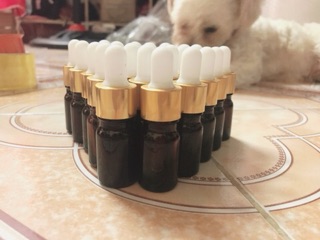 Lọ bóp tinh dầu nâu 5ml (combo 20 lọ)