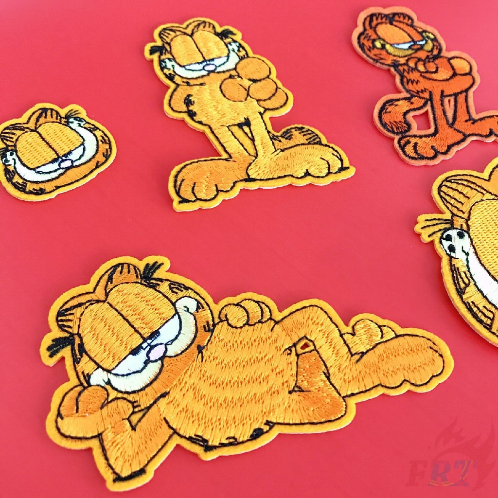 Hoạt Hình 1 Sticker Ủi Thêu Hình Mèo Garfield (Garfield - Series 02)