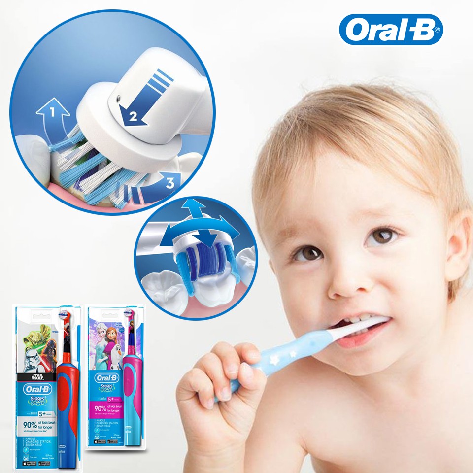 Bộ đầu bàn chải đánh răng điện Oral - B => Shop HTM2000