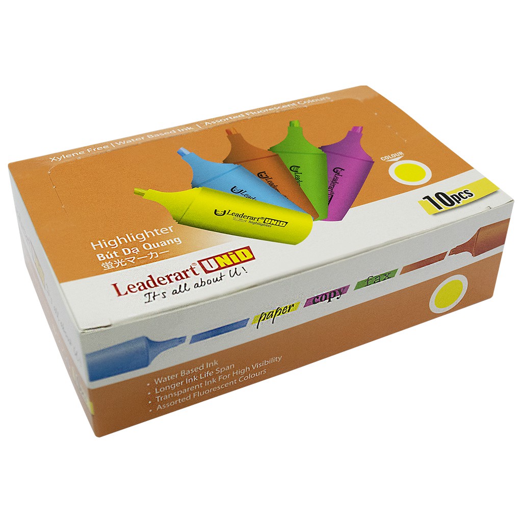 Bút dạ quang mini Leaderart - 5 màu